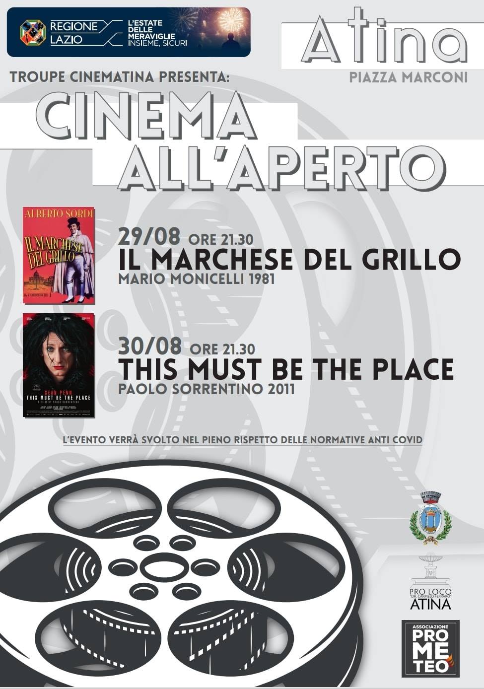 Cinema all'aperto - Atina