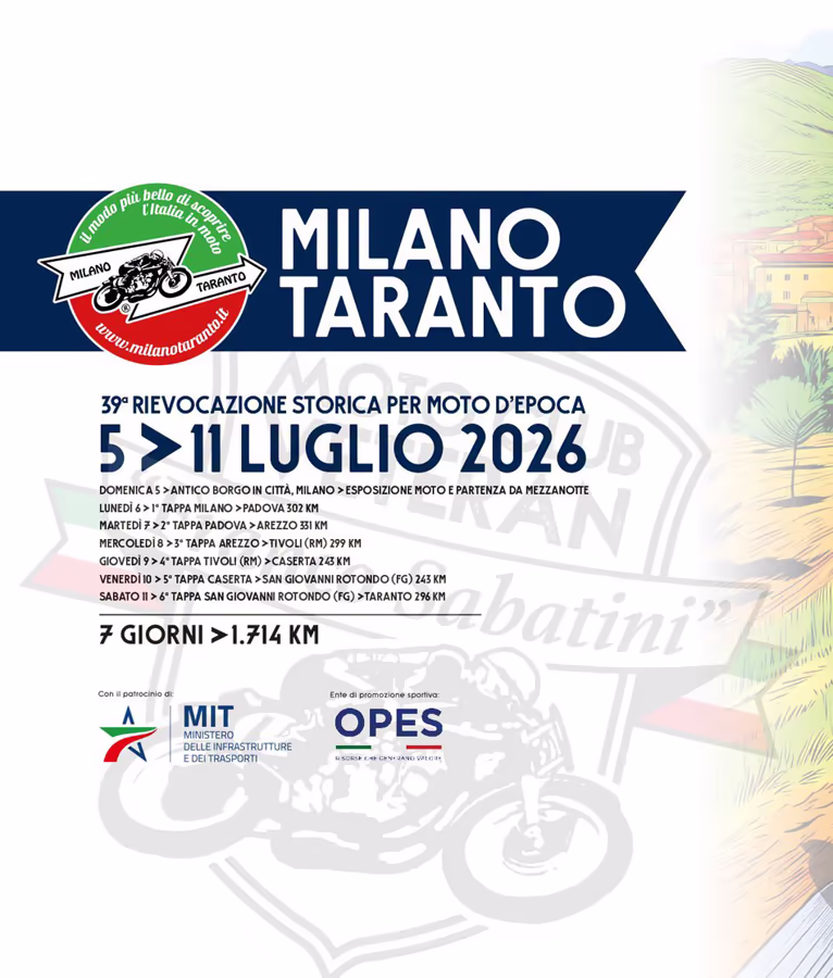 Milano Taranto 2026 Tappa di Atina